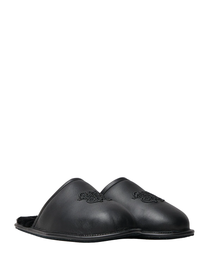 Willy Chavarria Hotel Slipper Black