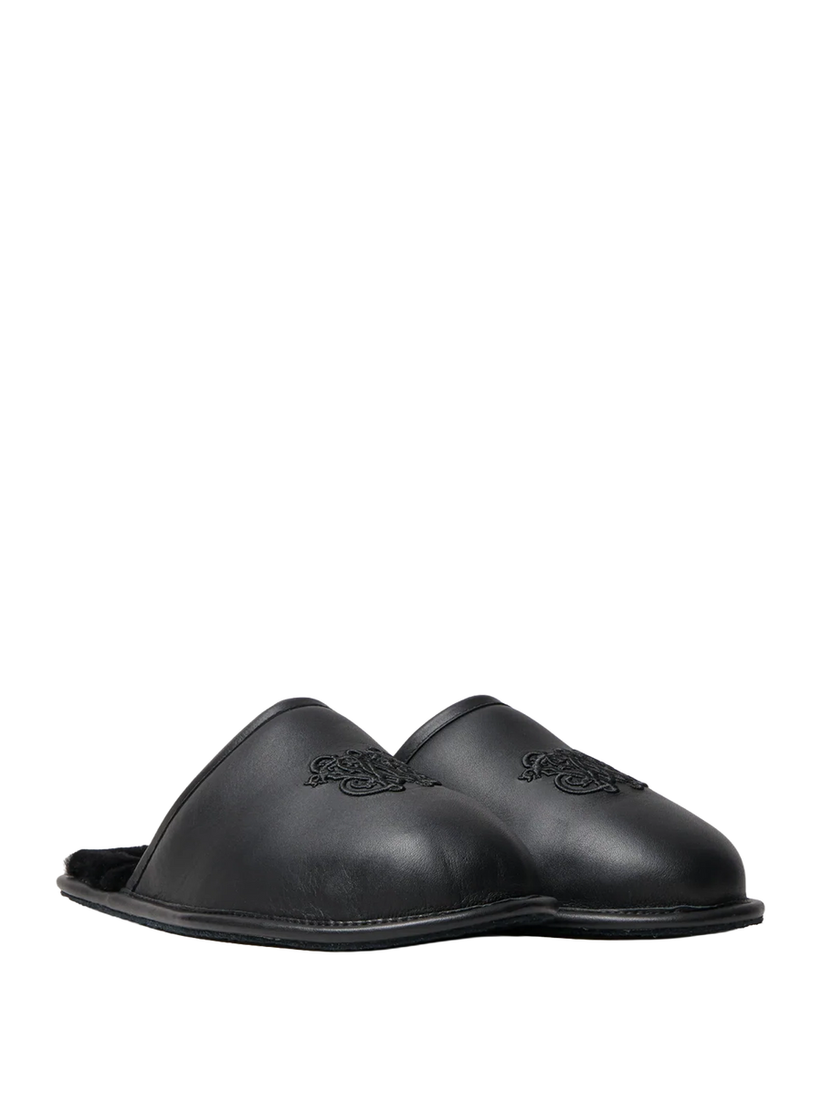 Willy Chavarria Hotel Slipper Black