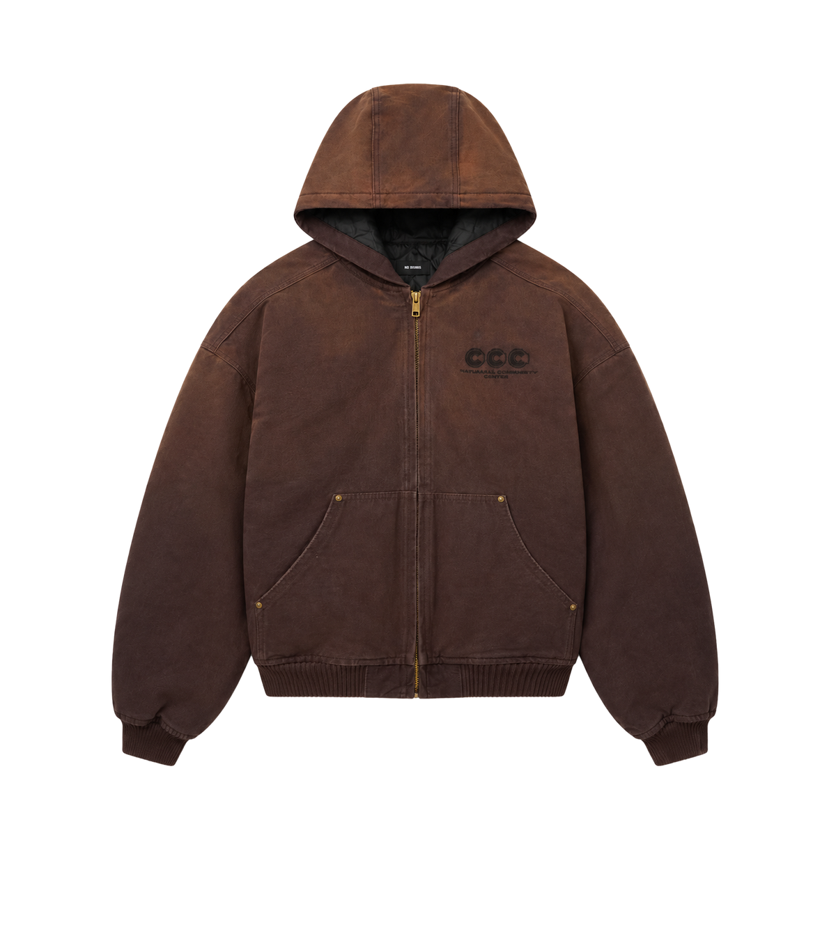Quilted Juggernaut Jacket Brown