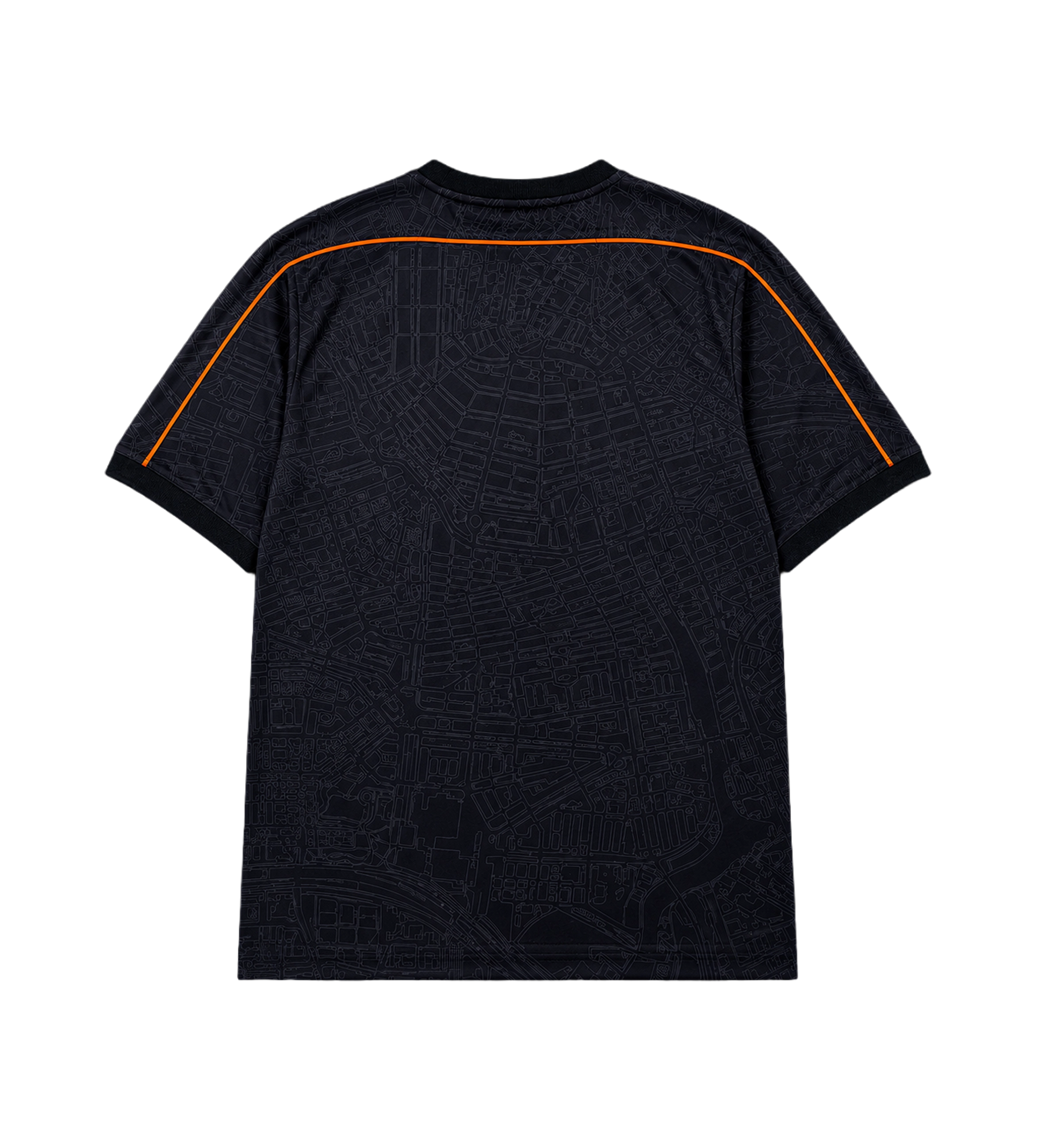 Map Football T-shirt Black