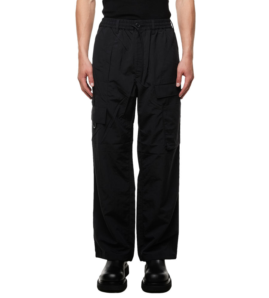 Loose-fit Cotton Pants Black