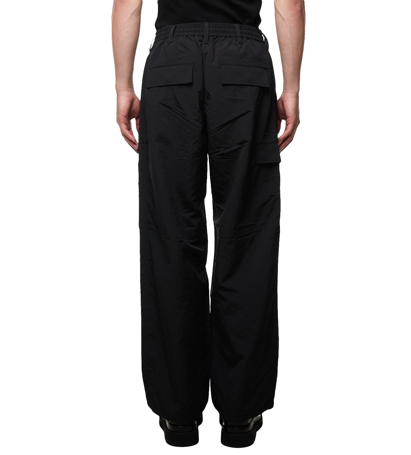 Loose-fit Cotton Pants Black