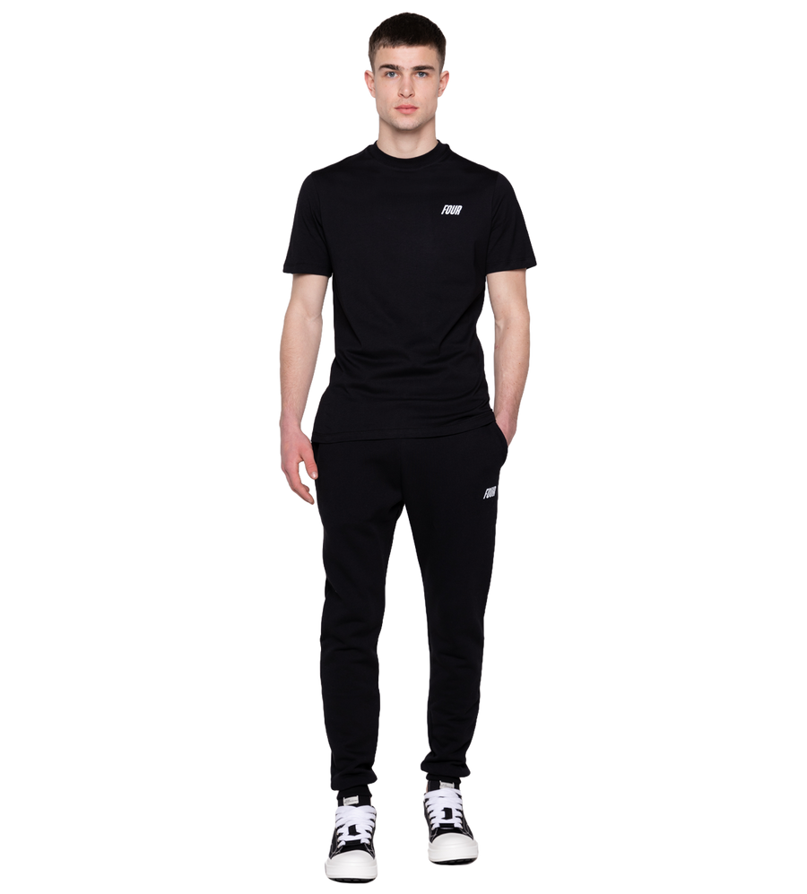 Slim fit Logo Pants Black