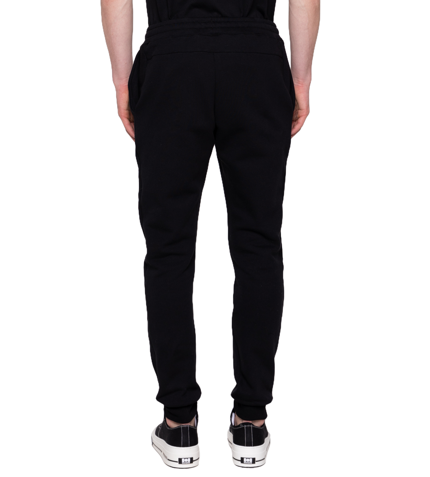 Slim fit Logo Pants Black