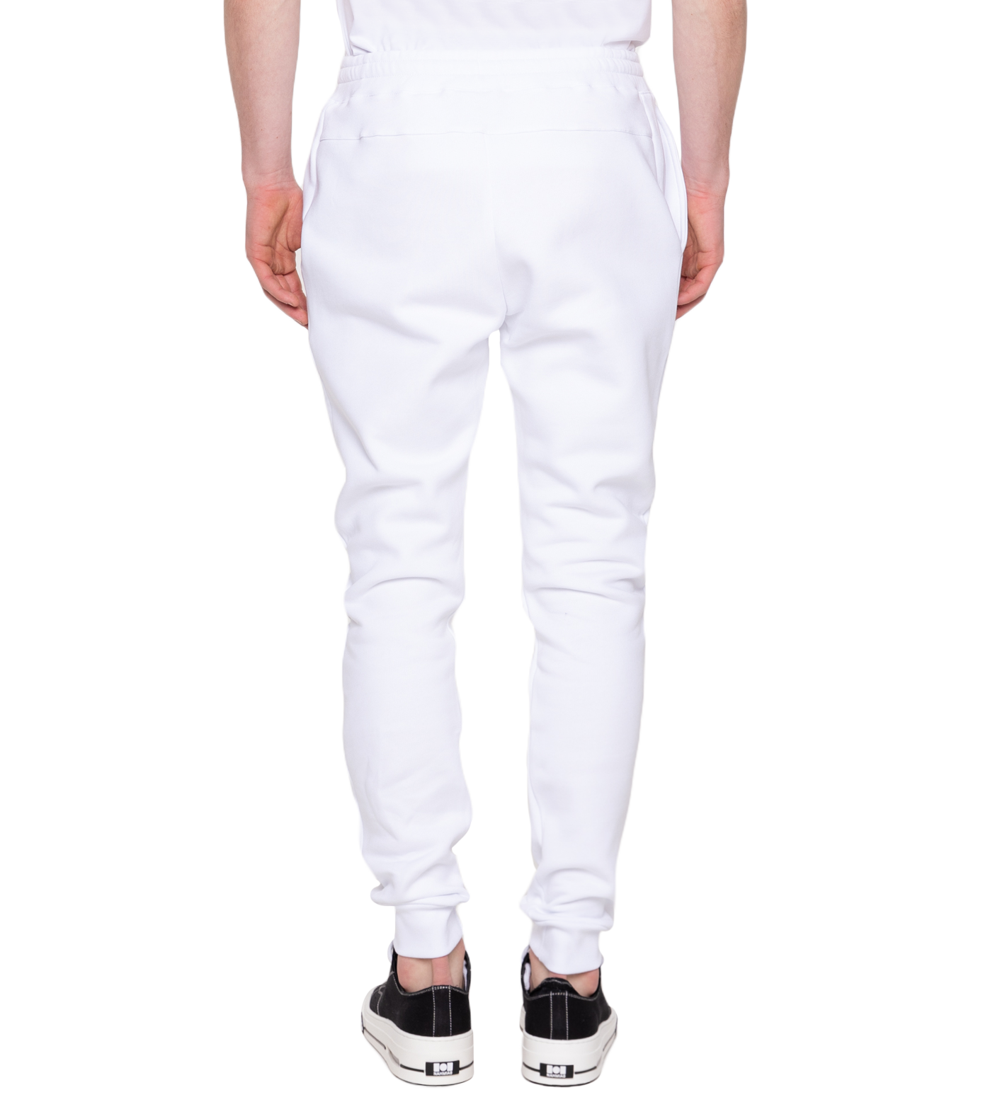 Slim fit Logo Pants White