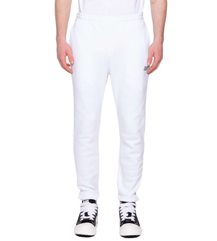 Slim fit Logo Pants White
