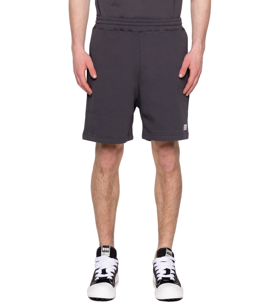 Slim fit Logo Shorts Asphalt