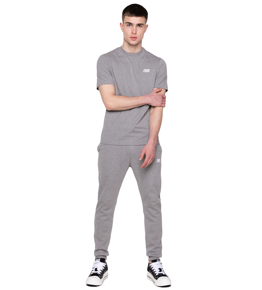 Slim fit Logo Pants Grey