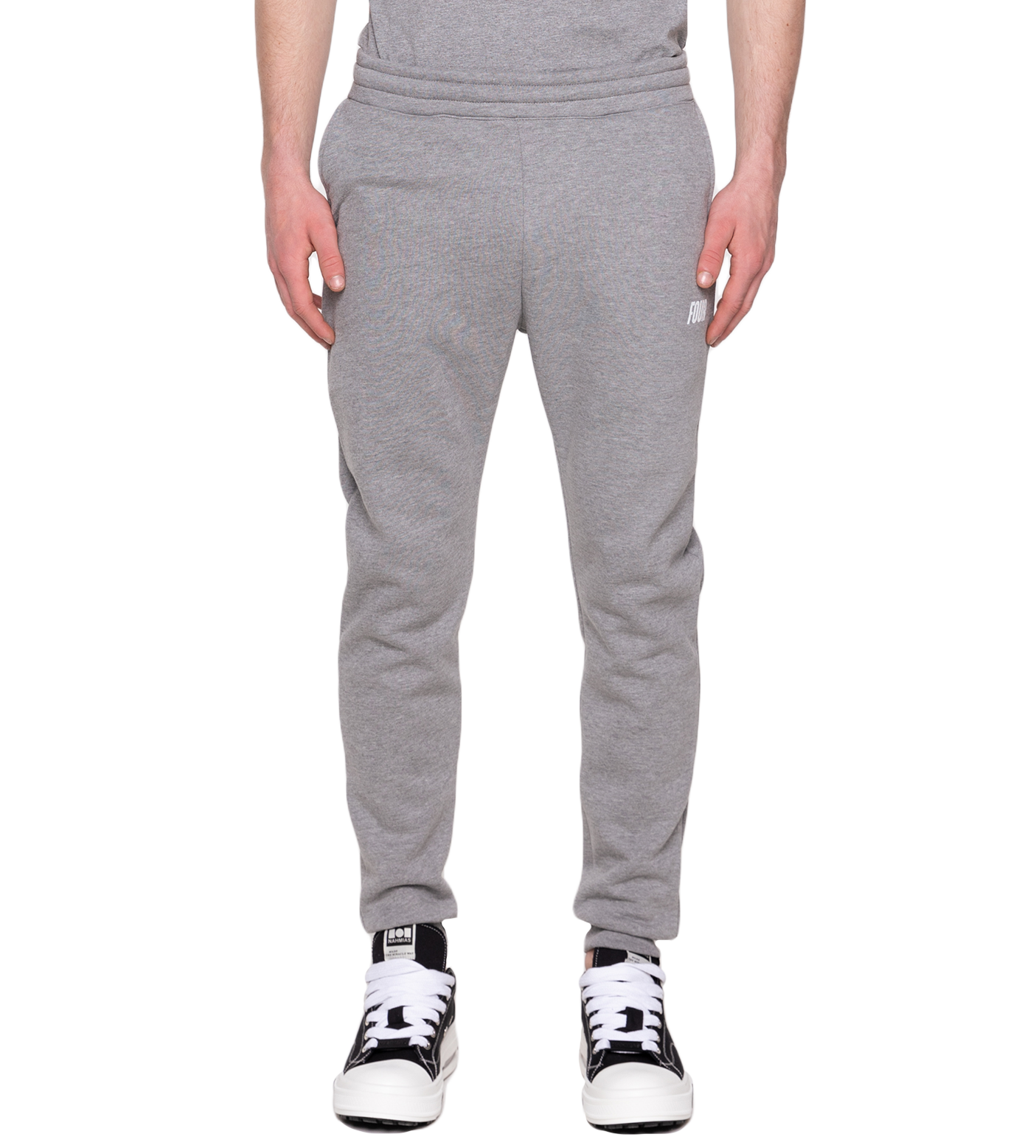 Slim fit Logo Pants Grey