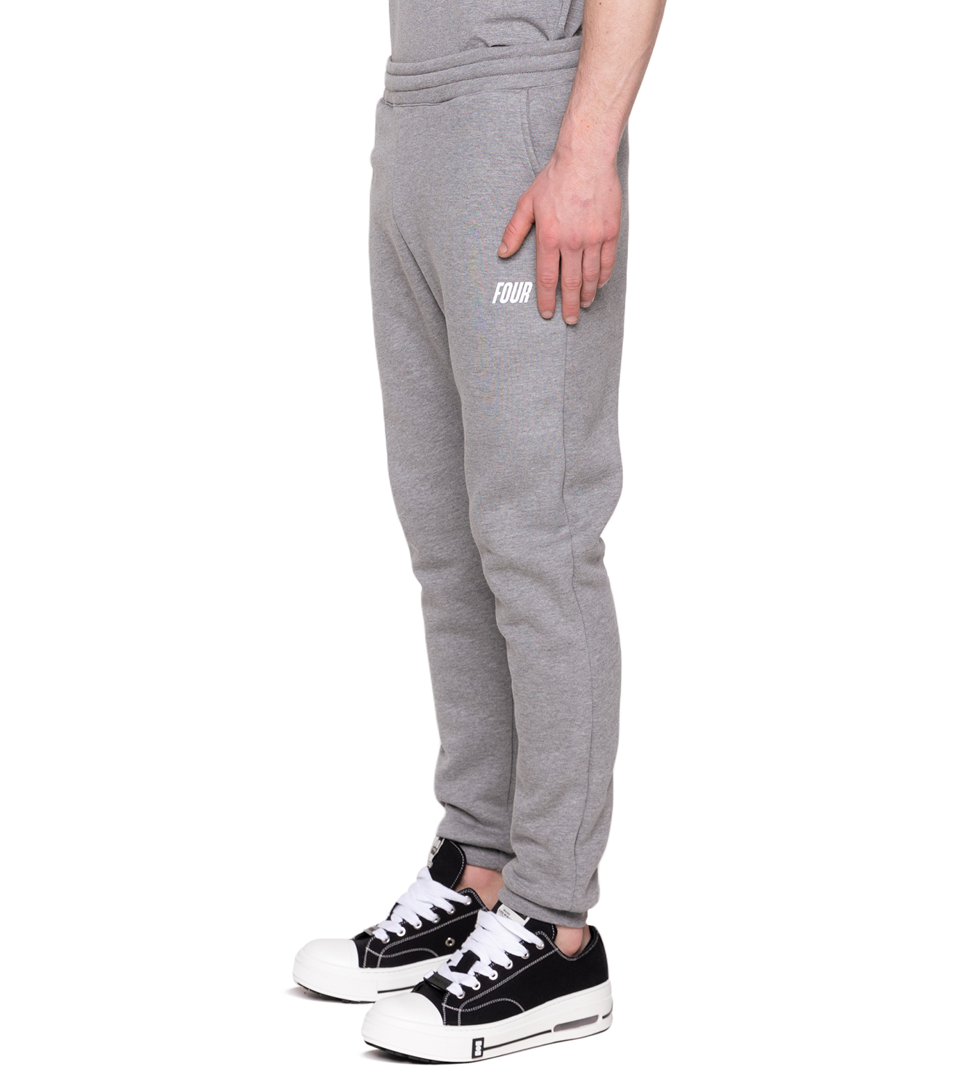 Slim fit Logo Pants Grey