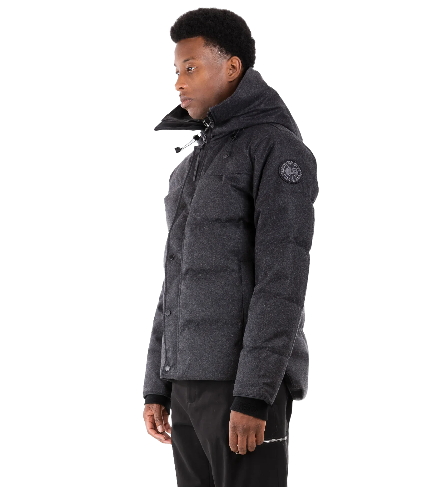 Macmillan Parka Wool Carbon Melange