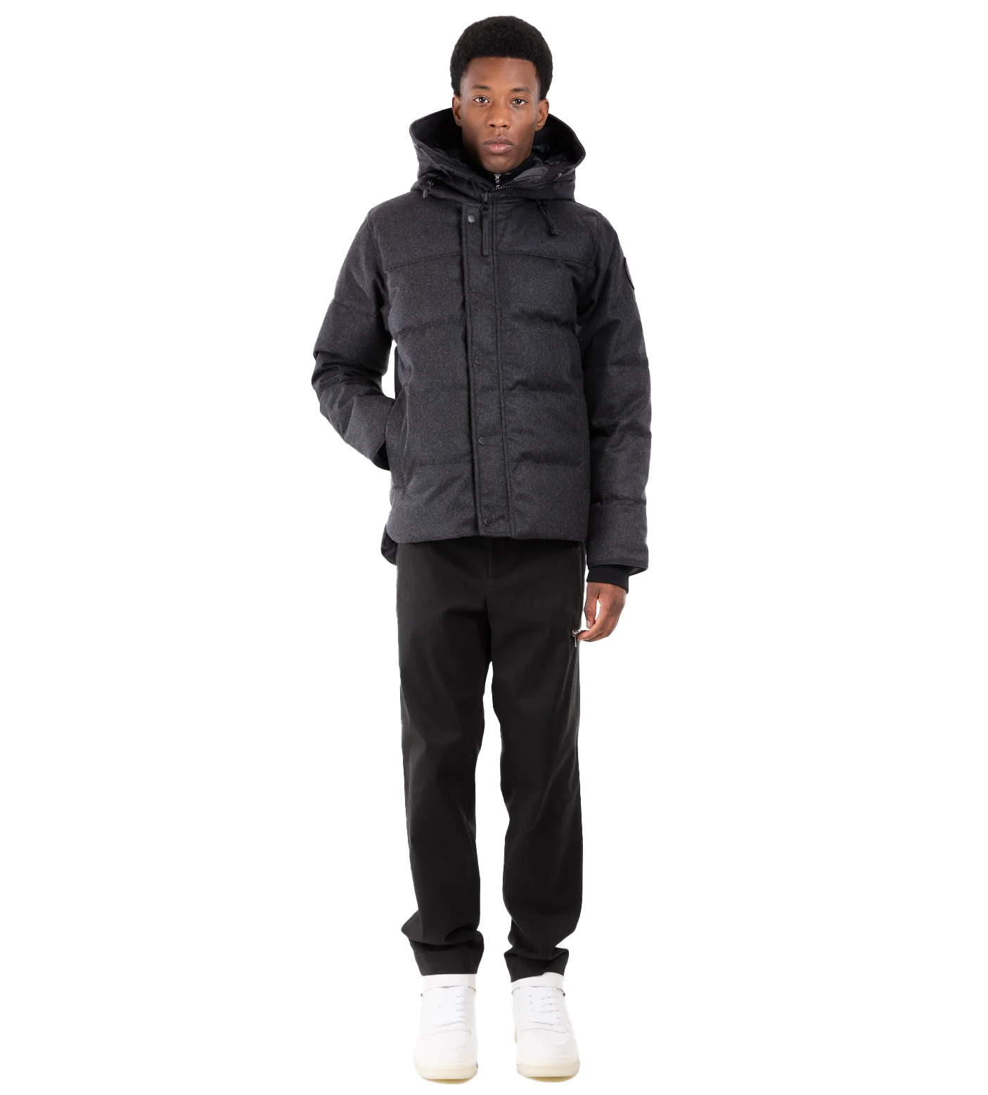 Macmillan Parka Wool Carbon Melange
