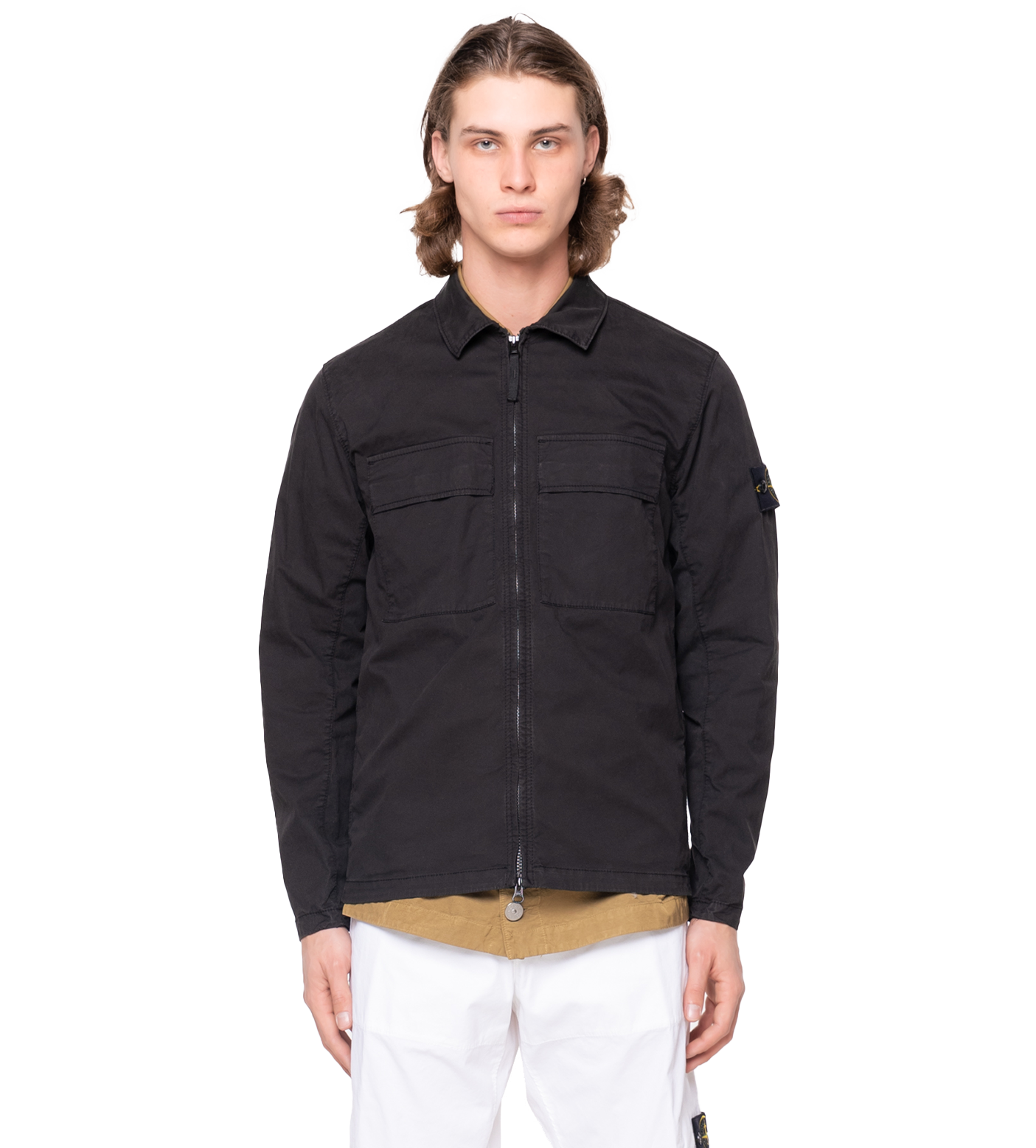 Zip-Up Jacket Black
