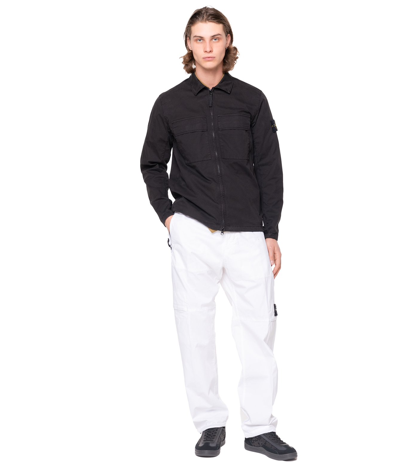 Zip-Up Jacket Black