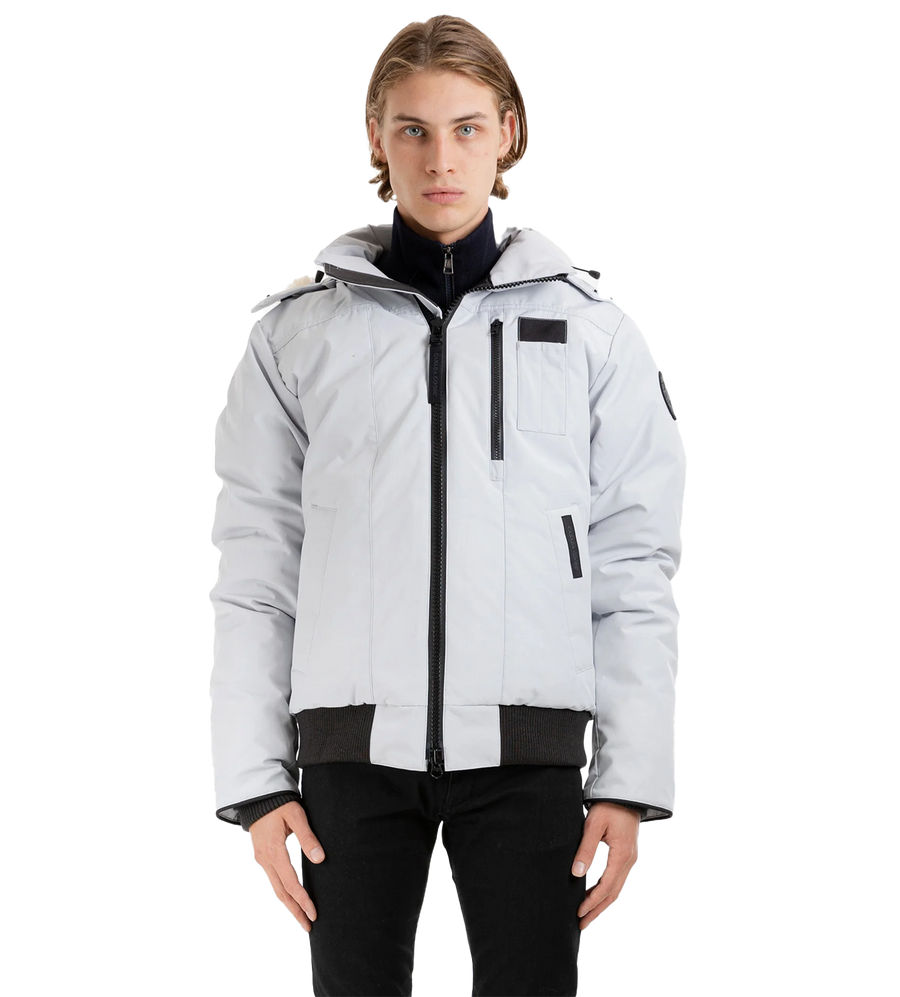 Borden Bomber Jacket Silverbirch Black Label