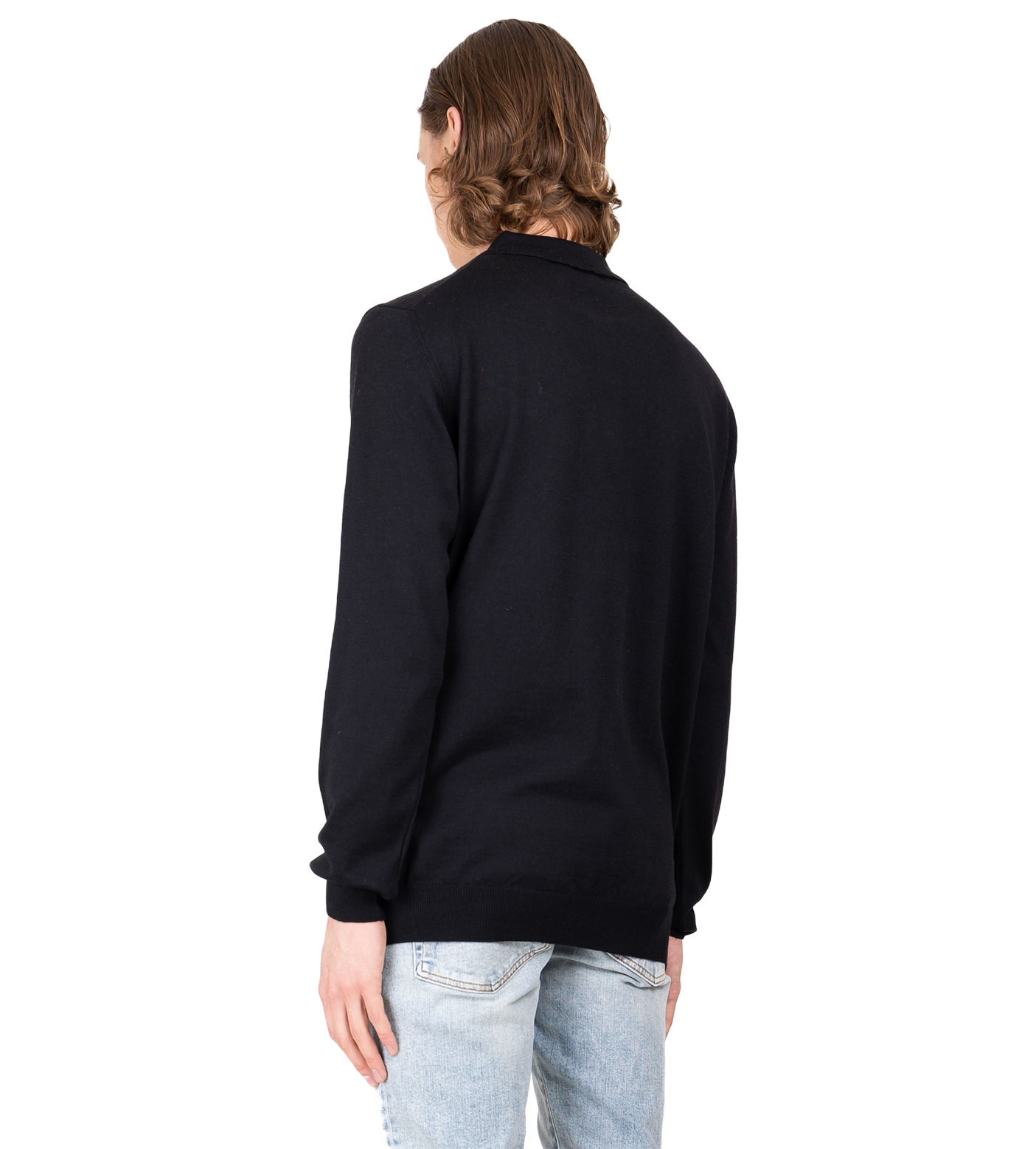 Knitted Polo Black