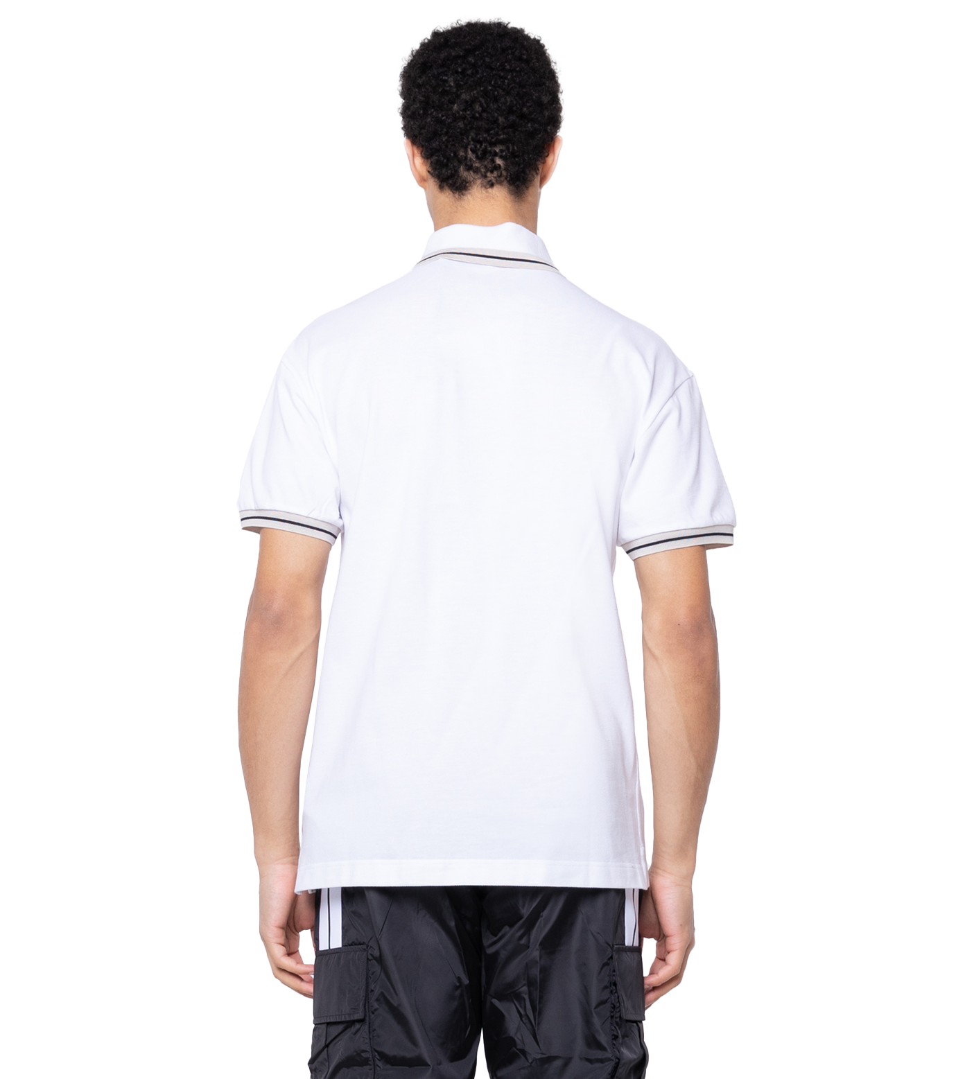 Logo-Print Polo Shirt White
