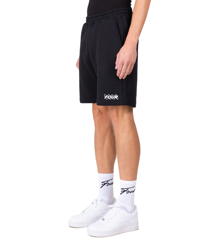 Circles Logo Shorts Black