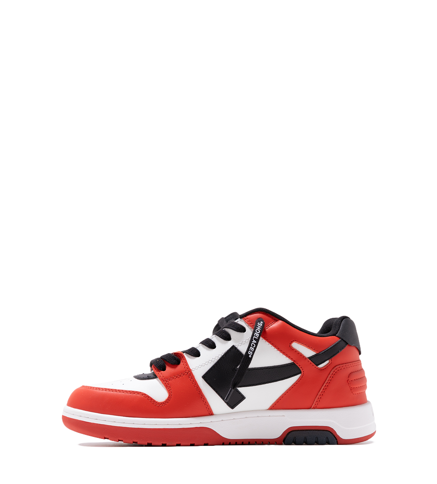 Red low top 2025 sneakers off white