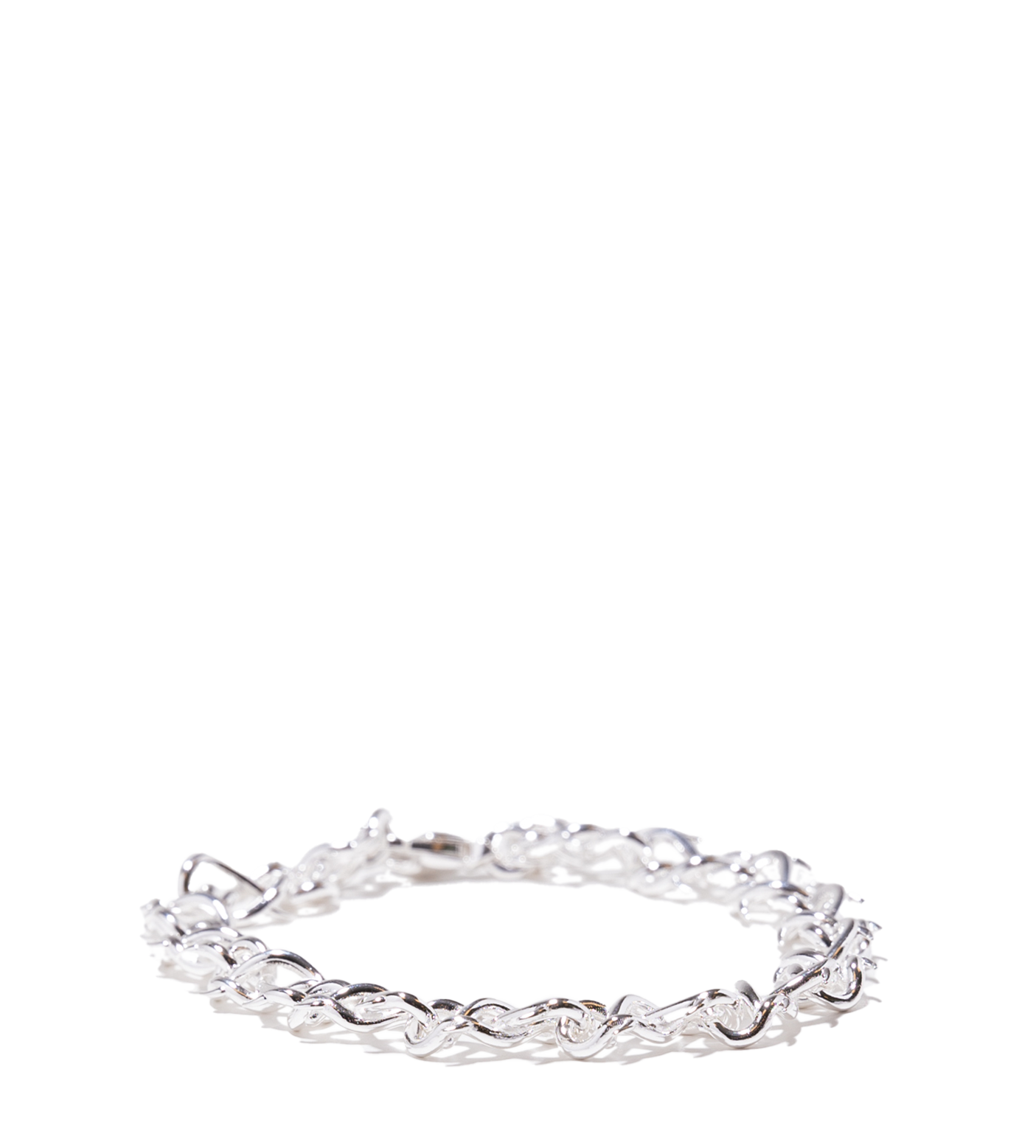 Thorn Chain-link Bracelet Silver