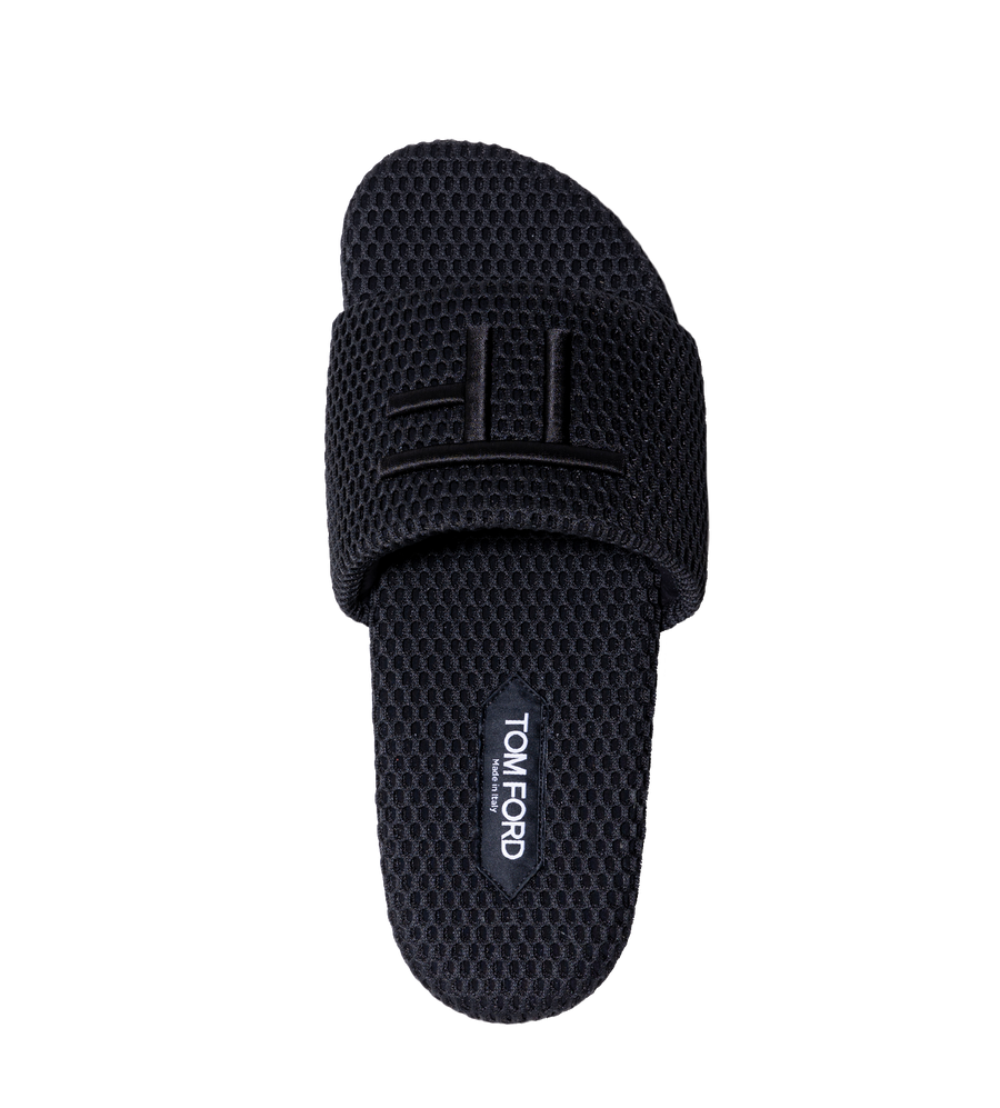 Mesh Harrison Sandals Black
