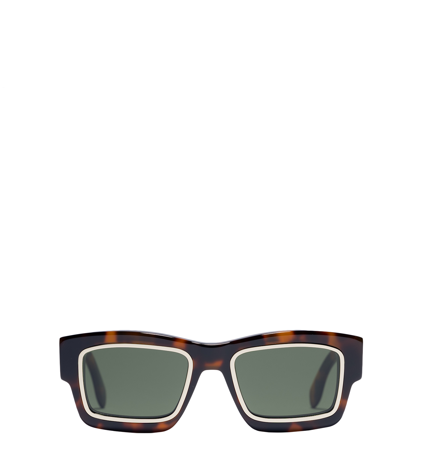 Raymond Square Sunglasses Havana Green