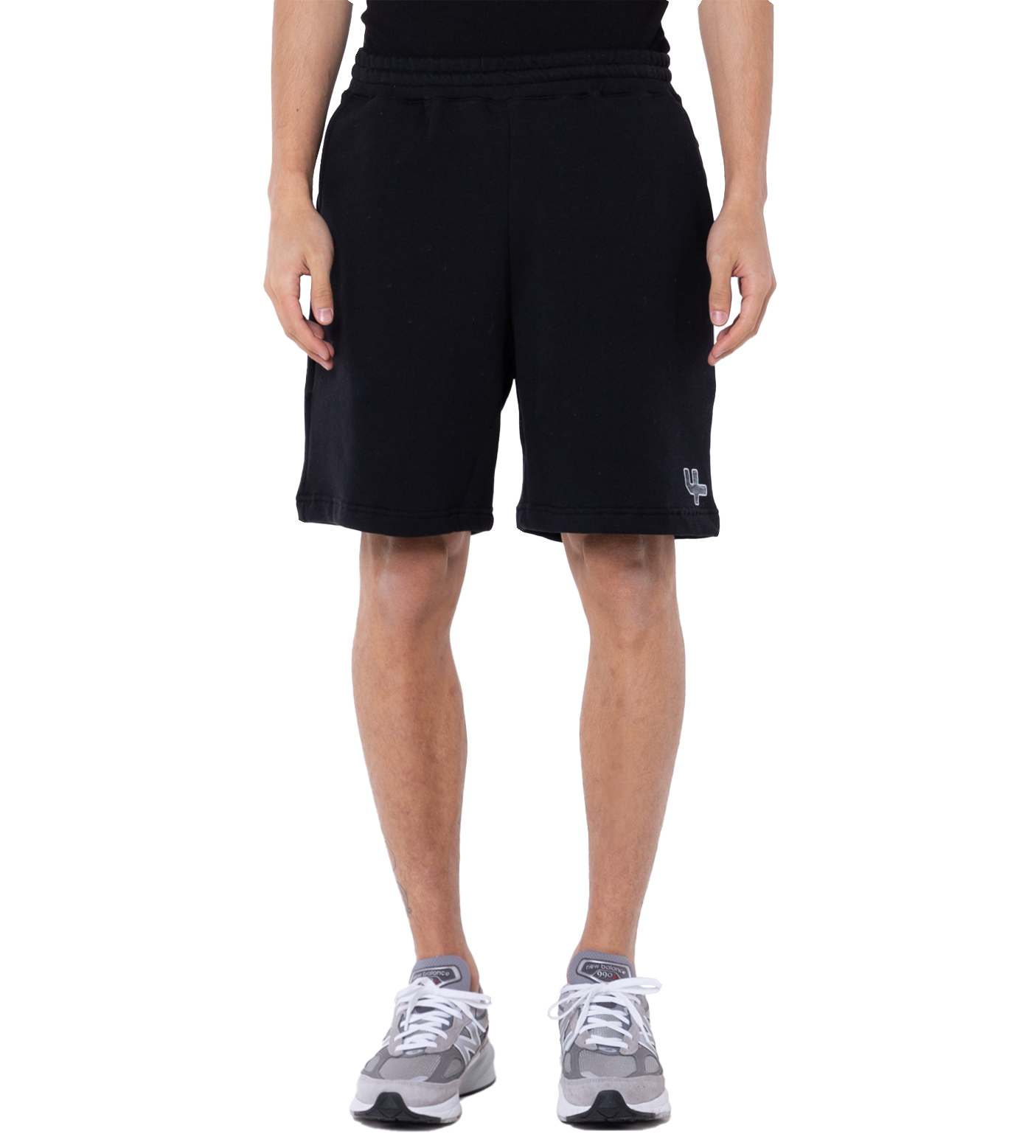 Outline Logo Shorts Black