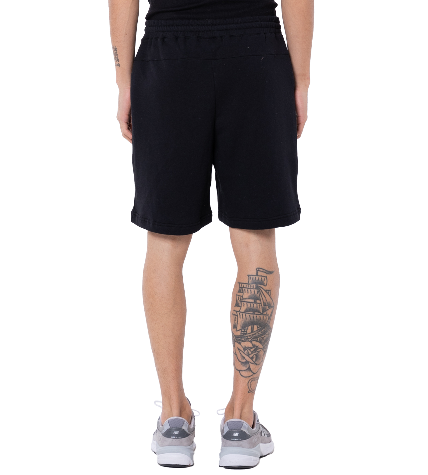 Outline Logo Shorts Black