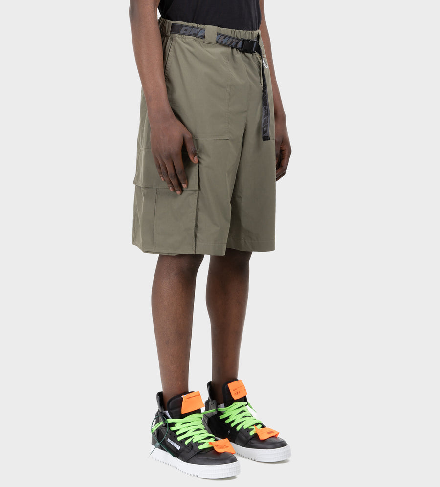 Utility Shell Shorts Army Green