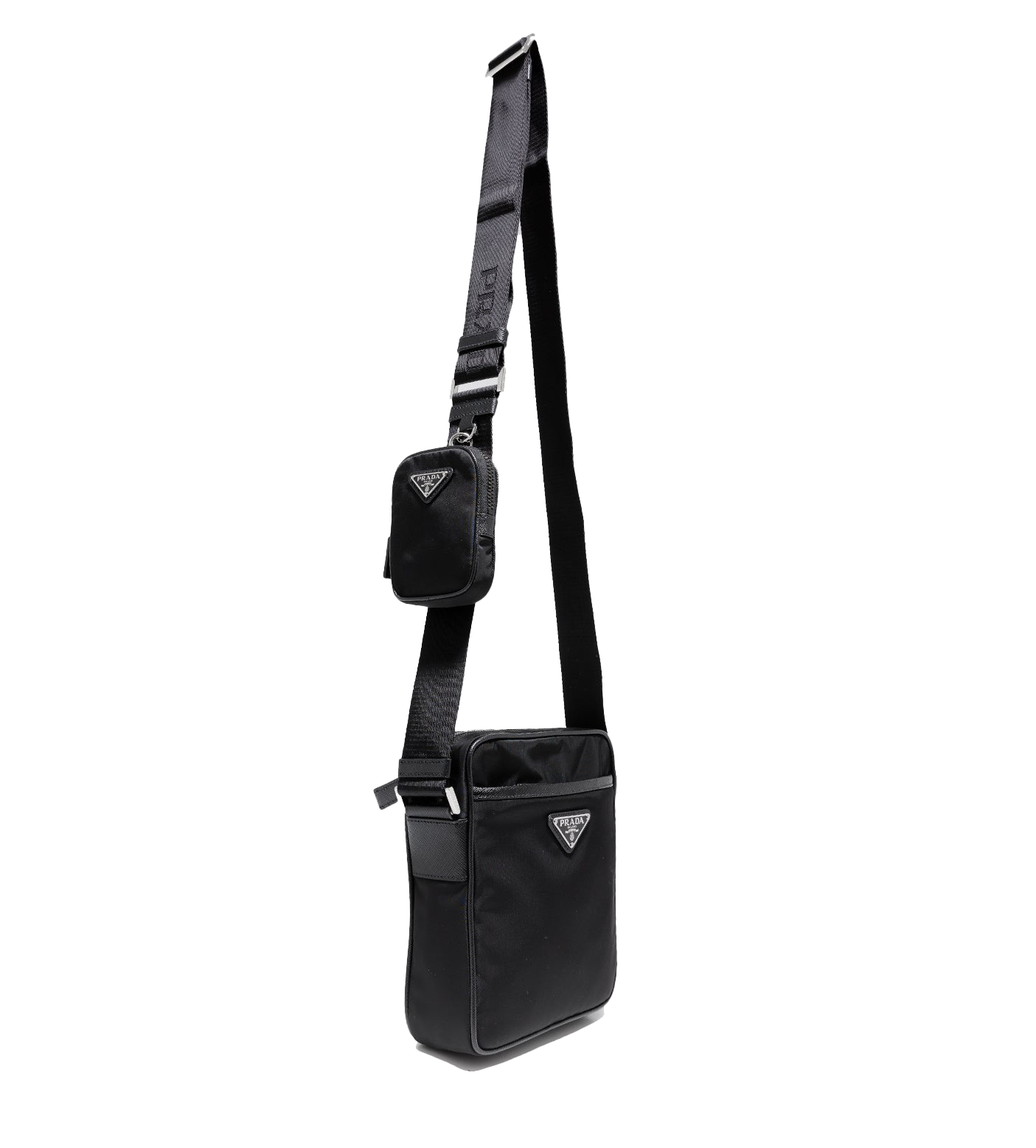 Prada shoulder bag black deals
