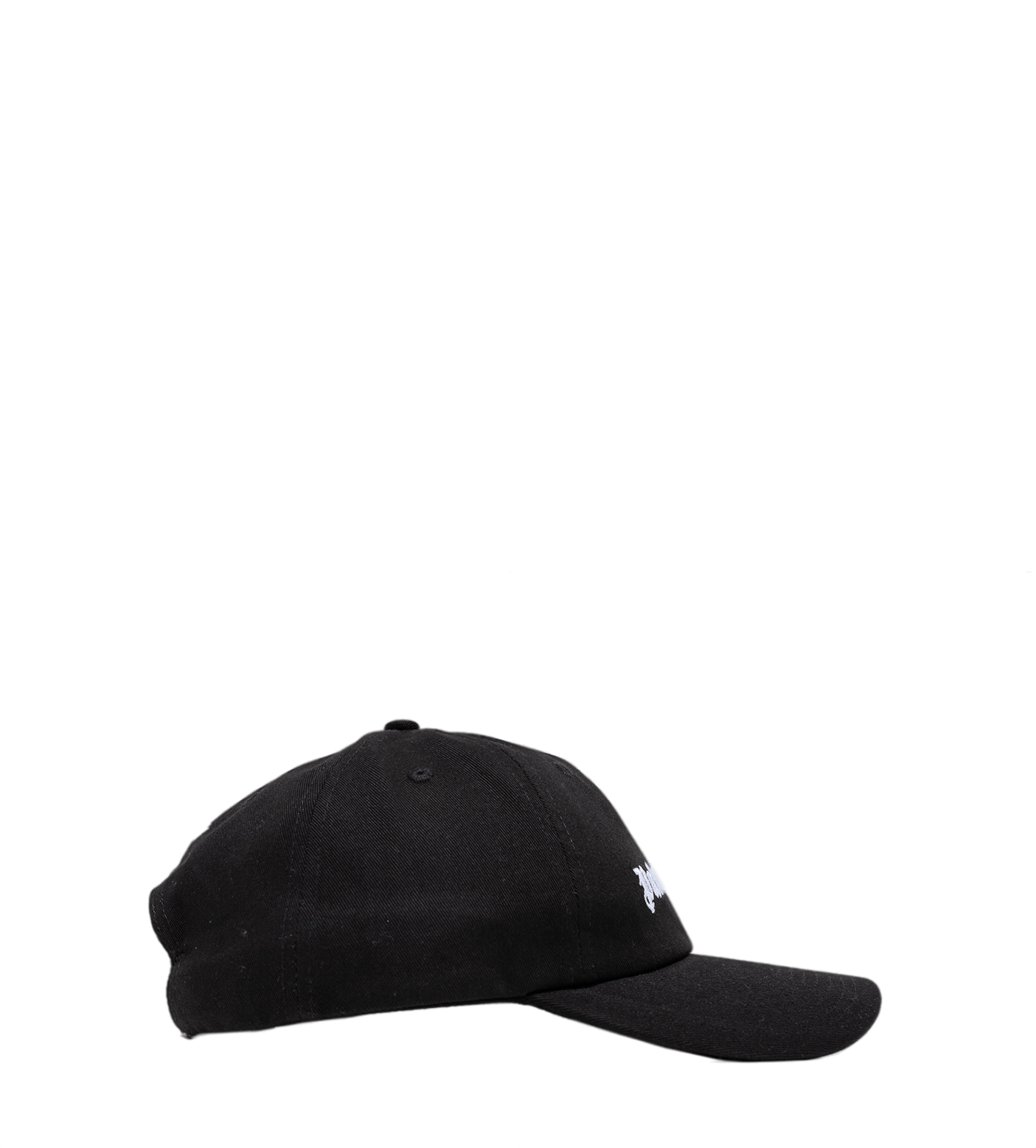 Embroidered Logo Baseball Cap Black