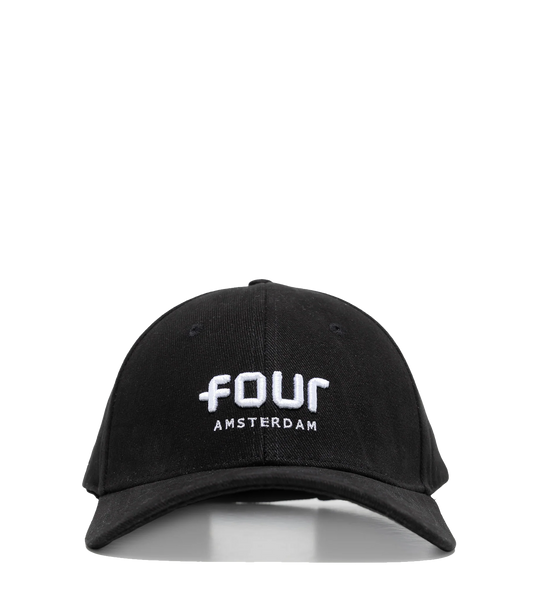 Logo Cap Black FOUR Amsterdam